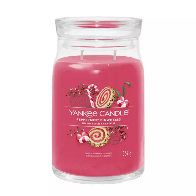 Yankee Candle SC Peppermint Pinwheels Large Jar 567 g -s-