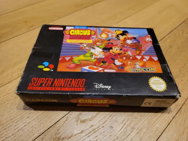 The Great Circus Mystery Starring Mickey Mouse Super Nintendo Complet PAL  EUR