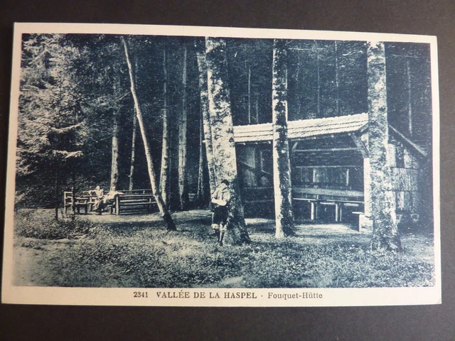 vallée de la HASPEL Moselle CPA 57 fouquet hutte
