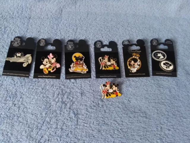 Disney trading pins, Mickey Minnie Mouse, Wedding Sweetheart Couple Engagement