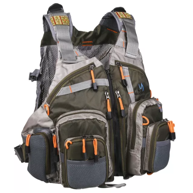 Maxcatch Fliegenfischer Weste V-Mesh Einstellbarer Ruchsack