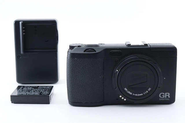Ricoh GR Digital IV 10.1MP Compact Digital Camera Black Used From Japan Working