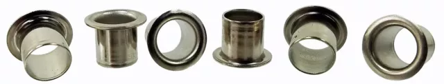 6pc. Nickel-Plated 1/4" Vintage-Style Guitar Tuner Bushings/Ferrules