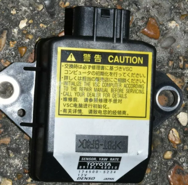 Toyota Prius Xw20 1.5 Mk2 Esp Yaw Rate Sensor Control Module 89183-48010