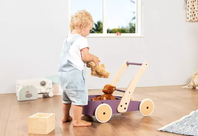 Chariot De Marche Mûre Fiete En Bois Neuf