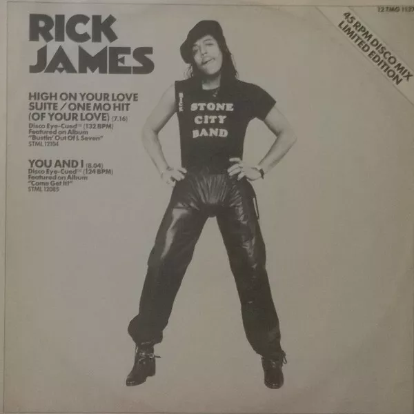 Rick James - High On Your Love Suite / One Mo Hit (Of Your Love) (12", Single...