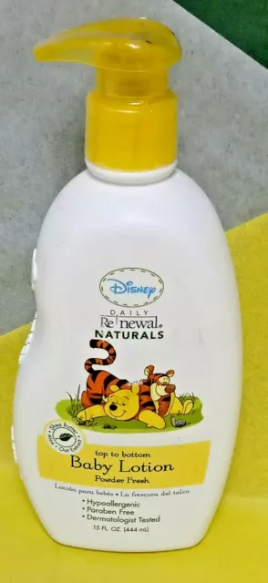 Disney Daily Renewal Naturals Top To Bottom Baby Lotion 15 FL OZ New