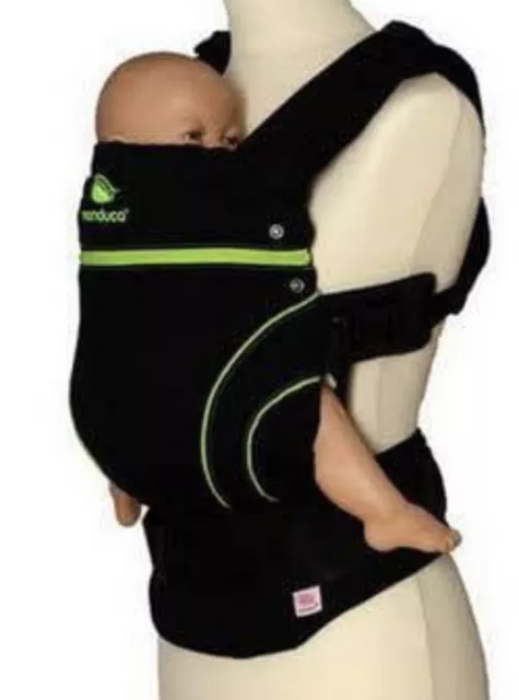 Manduca baby carrier - Black Lime - As New