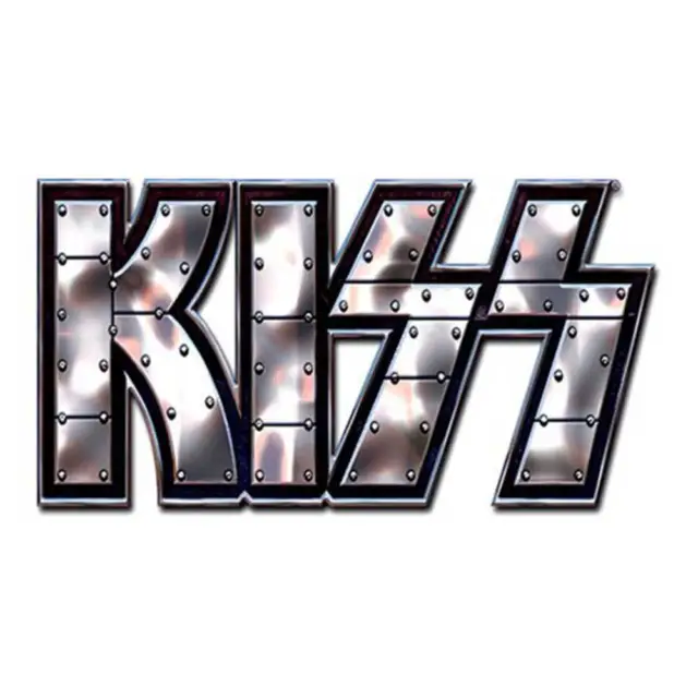KISS Stud Band Logo Pin Badge