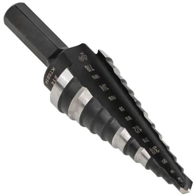 NEW Klein Tools 7/8 Double Fluted Step Drill Bit FREE shipping