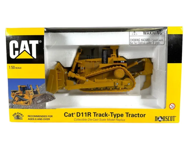 NEW Norscot Caterpillar D11R Track-Type Tractor Dozer 1:50 Scale Model Die Cast§