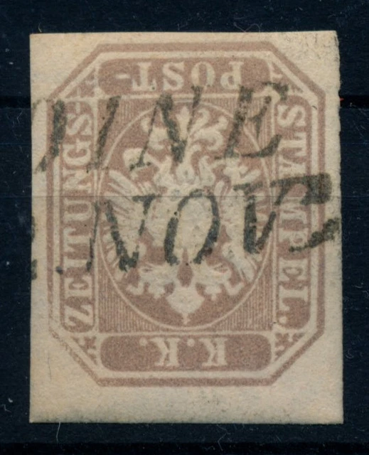 LOMBARDEI-VENETIEN 1863/64 Zeitungsmarke, Sehr schöne farbe! UDINE. Sehr schön!