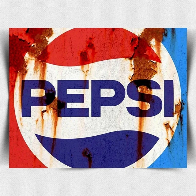 SIGN METAL WALL PLAQUE PEPSI Rusted Cola Retro Vintage Bar poster ...