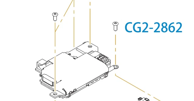 New Canon 60D DC/DC Power PCB Parts CG2-2862