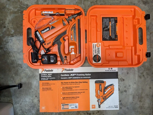 PASLODE Cordless XP FRAMING NAILER Model CF325XP NAIL GUN (FOR NON-STOP NAILING)