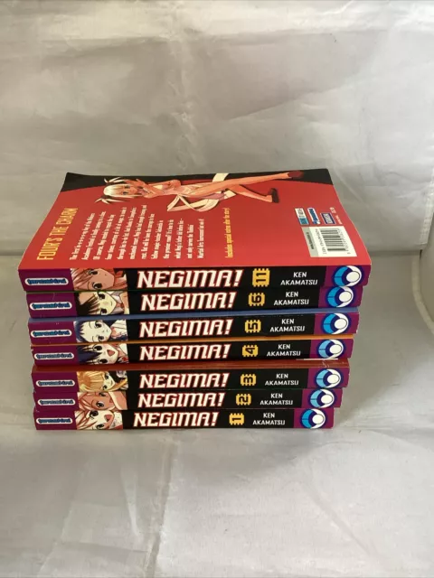 Job Lot 7 Negima Comic Books By Ken Akamatsu