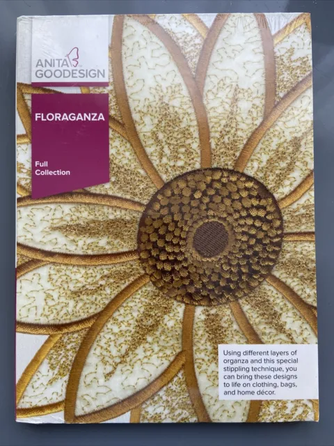 CD de diseño de máquina de bordar Anita Goodesign Floraganza
