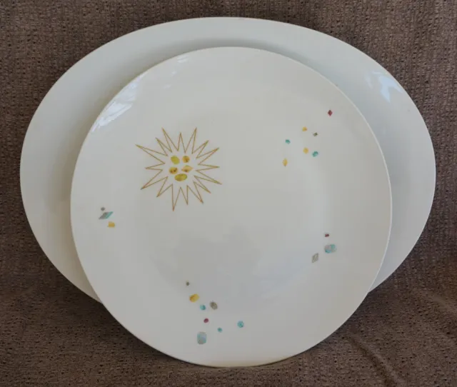 Rosenthal GEMS 13” CHOP PLATE and 18” PLATTER, Designed by Raymond Loewy - MCM