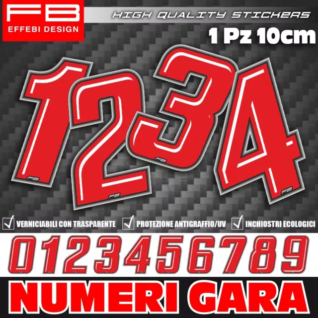 Adhésifs Stickers Numéro Course Numéros Moto Pare-Brise Carénage Voiture Go Quad