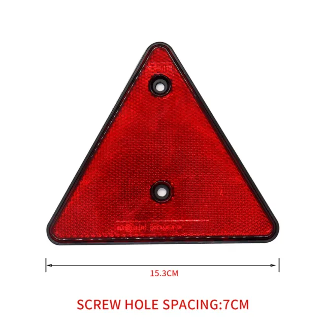 Truck Triangle Reflector Car Reflective Sign Board Safety Truck Plate Warning