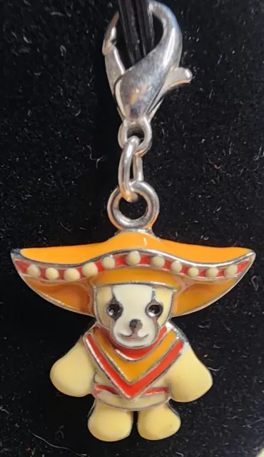 Rare GANZ Webkinz Collectible PONCHO  Chihuahua Dog Bracelet CHARM HTF