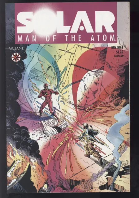 Solar Man of the Atom 4 VF- Pre-Unity Valiant Comics 1991
