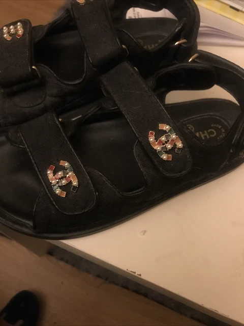 Chanel dad online sandals 38