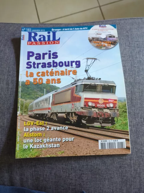 SNCF Revue RAIL PASSION 183 : Paris - Strasbourg / LGV Est