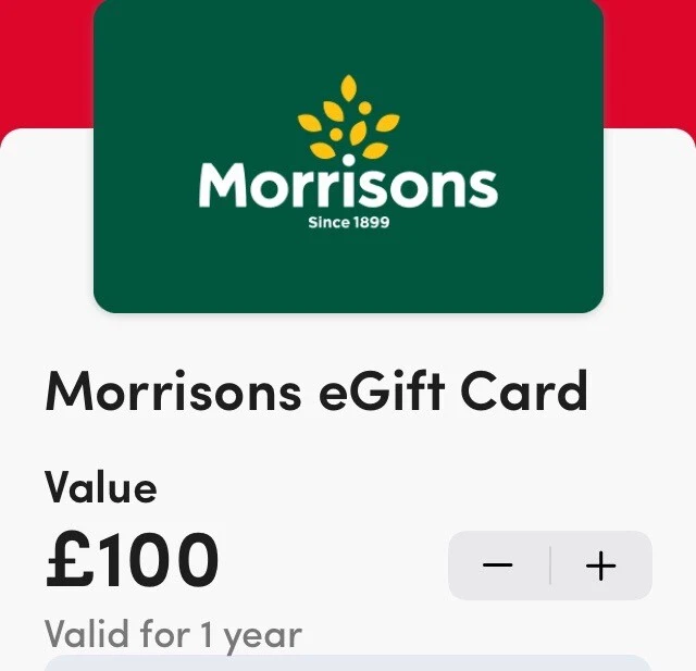 zara gift card morrisons