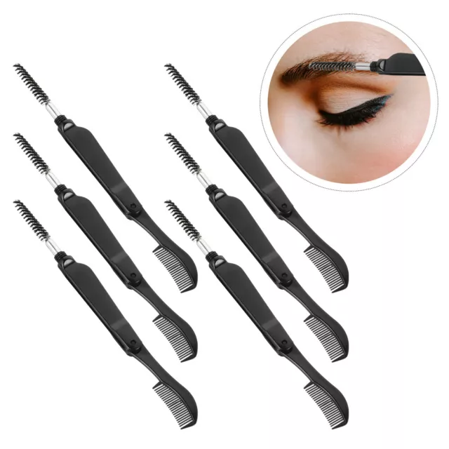 6Pcs Brow Lamination Comb Eyebrow Comb Brush Eyebrow Lash Brush