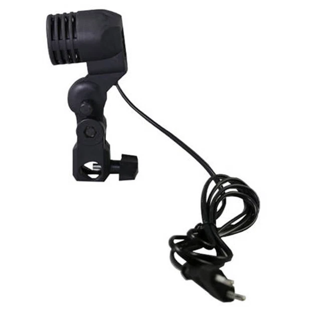 Conjunto de lámpara individual con tornillo E27 y orificio paraguas para estudio fotográfico