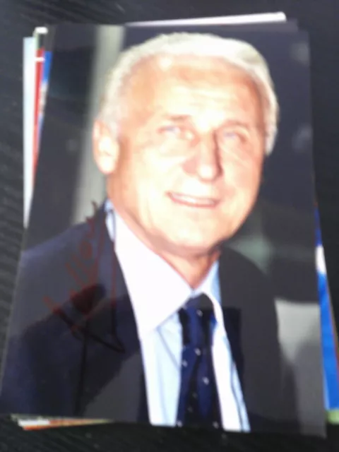 Giovanni Trapattoni original signiertes Foto