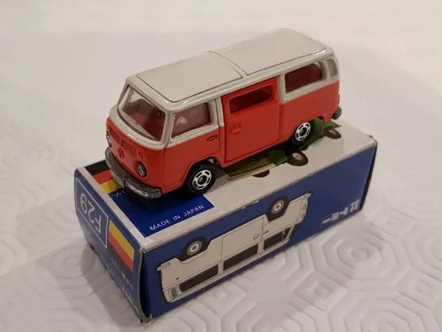 Tomica Tomy Japan 1977 F29 Vw Volkswagen Microbus T2 Transporter Original 1:67