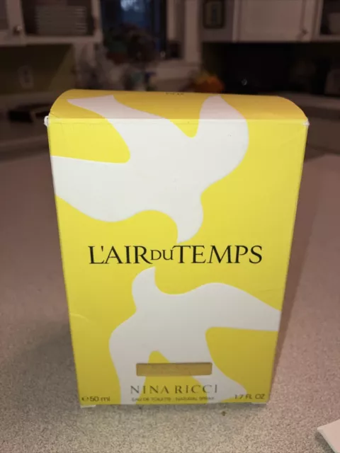 Nina Ricci L'air du Temps  1.7 oz Eau De Toilette Natural Spray NIB