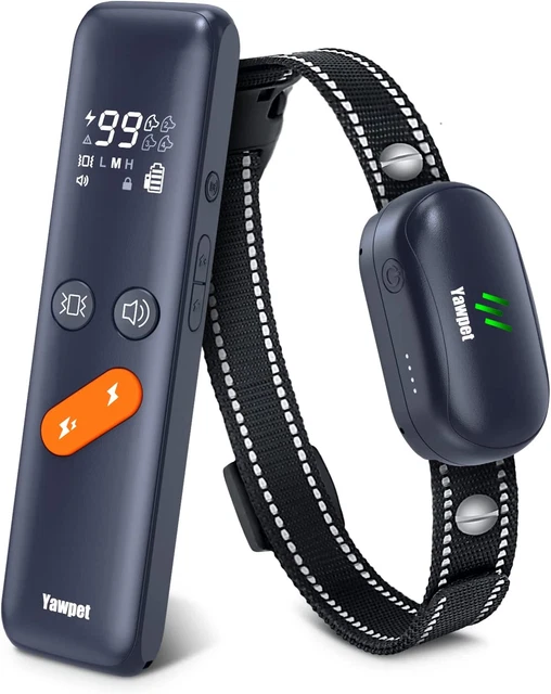 Dog Shock Collar, Electric Dog Training Collar with Remote 2680FT, IPX7 Waterpro
