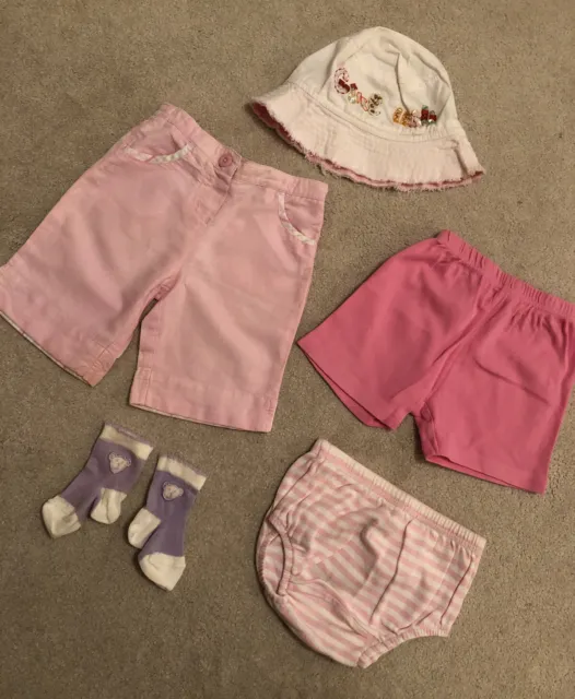 Baby Girls Summer Clothes Bundle Age 6 to 9 Months Benetton NEXT