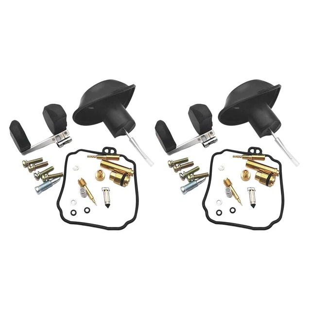 Kit Riparazione Carburatore In Ottone E Gomma Per HONDA CBX650E RC13 (1983-1985) E Altri Modelli, 4 Pezzi - copertina