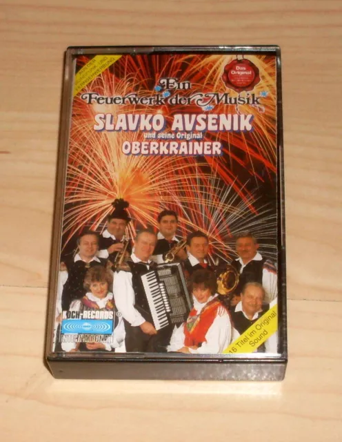 Musik Kassette MC - Slavko Avsenik und seine Oberkrainer - Ein Feuerwerk der Mus