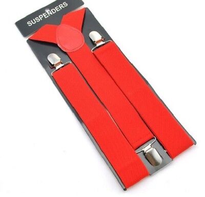 Wide Suspenders For Mens Suspenders Adjustable Clip-On Y-Back Heavy Duty Black