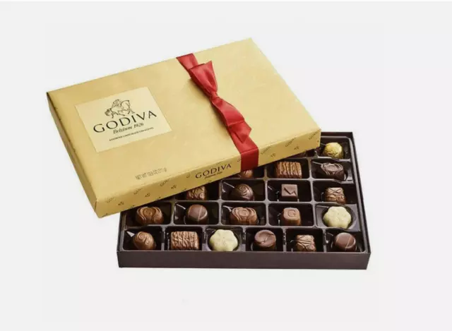 Godiva Goldmark Premium Assorted Chocolates 11.3 Oz - 27 Piece -  Exp 08/2024