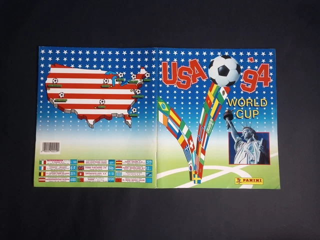COMPLETE Panini World Cup USA 94 EEUU Sticker Album 100% ORIGINAL FULL SET COMPLETE Panini World Cup USA 94 EEUU Sticker Album 100% ORIGINAL FULL SET