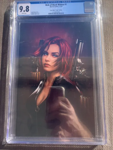 Web Of Black Widow #1 Virgin Variant Cover Cgc 9.8 By Shannon Maer 🔥