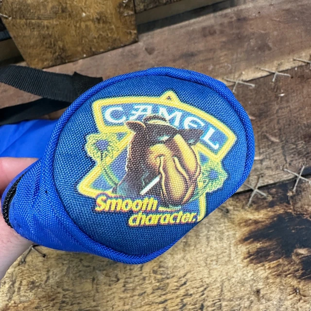 Vintage Joe Camel Smokin Cigarettes Pool Cue 6 Pack Can Soft Case Cooler Bag
