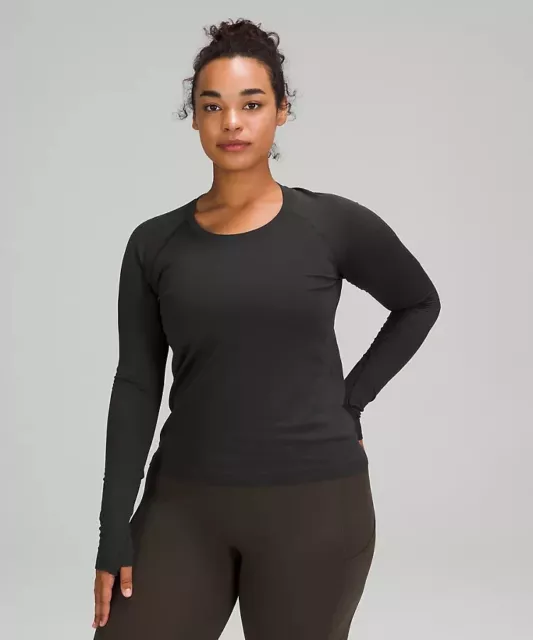 LULULEMON SWIFTLY TECH Long-Sleeve Shirt 2.0 *Race Length Size 6