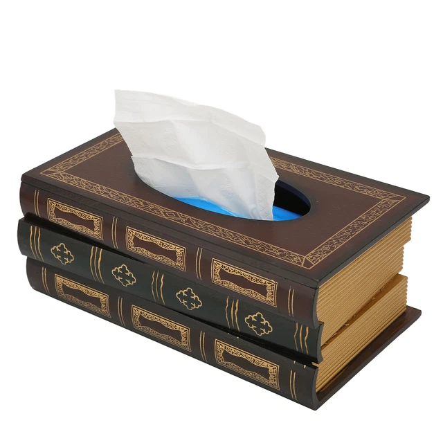 Retro Tissue Box Convenient Use Durable Vintage Napkin Storage Box For Coffee