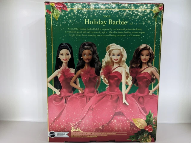 Mattel Barbie Signature 2022 Holiday Doll with Blonde Hair Collectible Series