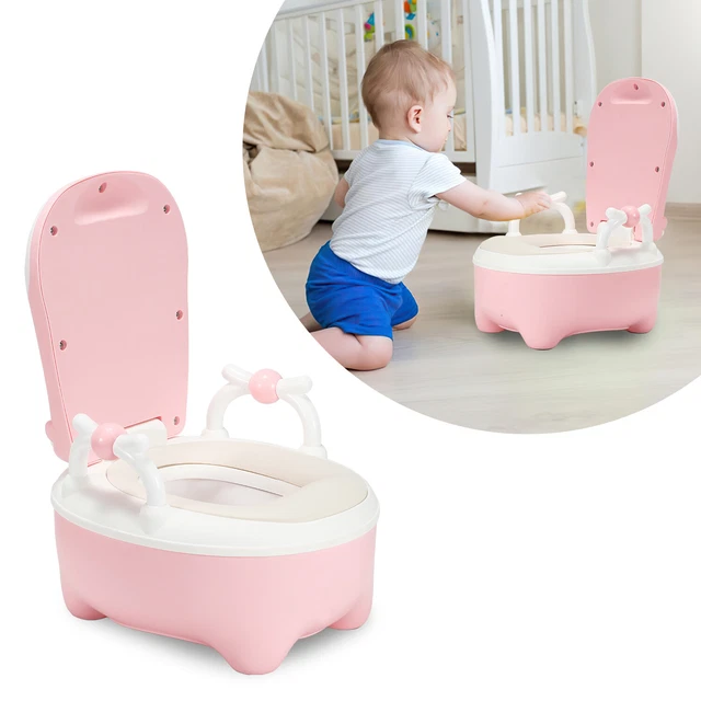 Töpfchen Babys Toilettentrainer Kinder Babysitz RUTSCHFEST Monate Lerntöpfchen
