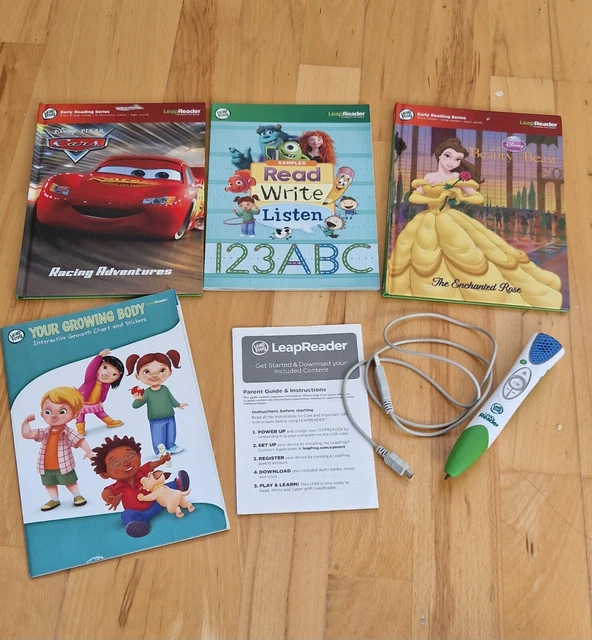 LEAPFROG LEAPREADER INTERACTIVE World Map With Pen And Books (Cars Etc ...