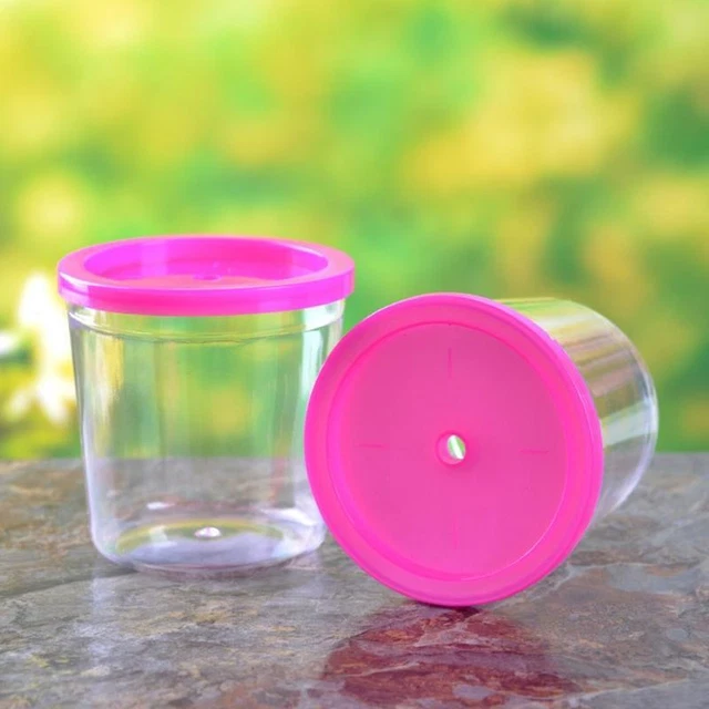 Plastic Aquarium for Kids Mini Transparent Betta Cups Small Fish Incubator 7