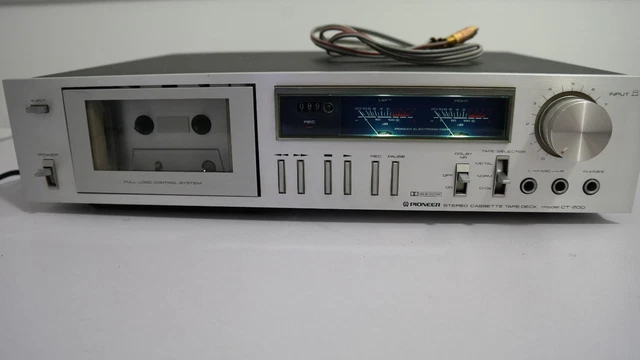Platine Cassette Pioneer CT-200 Vintage - Révisée - Garantie 1 An - Dolby Metal
